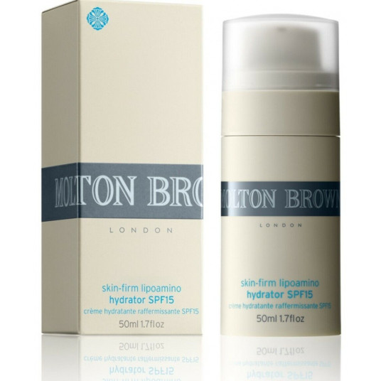 Molton Brown, odą stangrinanti lipoamino medžiaga, stabdantis senėjimą, kremas, skirtas veidui, SPF 15, 50 ml