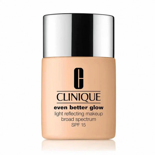 Clinique, dar geresnis švytėjimas, be parabenų, šviesą atspindintis, skystas pagrindas, CN 90, smėlis, SPF 15, 30 ml