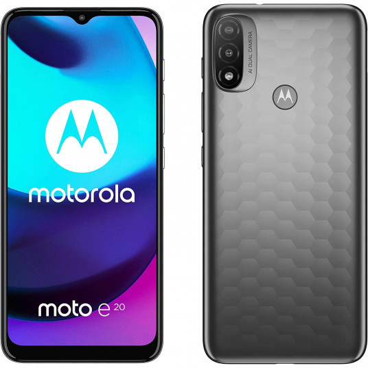  Išmanusis telefonas Motorola Moto E20 2GB/32GB Dual-Sim Gray 