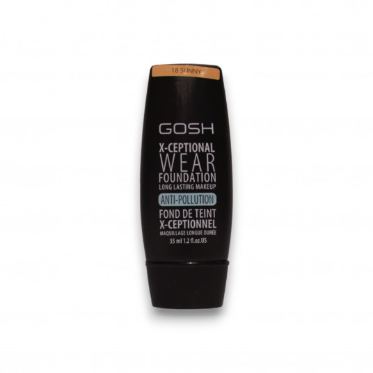 Gosh, X-Ceptional Wear, vitaminas E, ilgai išliekantis, kreminis pagrindas, 18, saulėtas, 35 ml