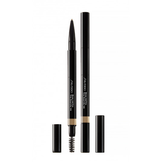 Shiseido, antakių rašalo trio, antakių kreminis pieštukas ir šepetėlis 2 viename, 02, 0,31 g