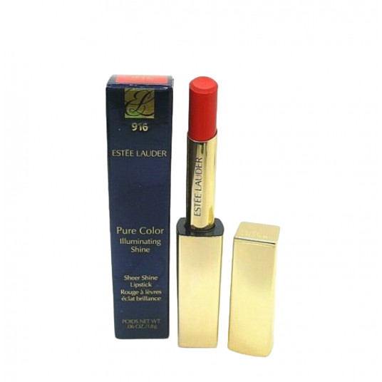 Estee Lauder, šviečianti gryna spalva, kreminiai lūpų dažai, 916, vakarėlis, 1,8 g