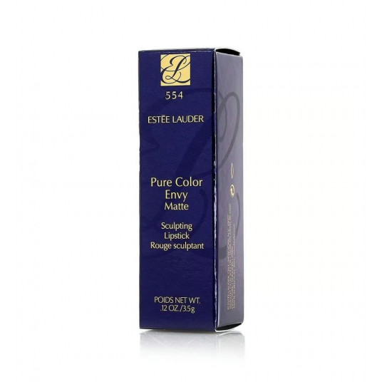 Estee Lauder, Pure Color Envy – matinis, kreminiai lūpų dažai, 554, „Deep Secret“, 3,5 g