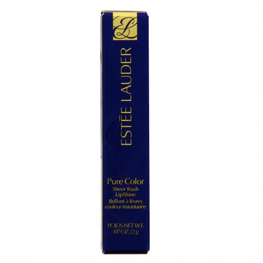 Estee Lauder, gryna spalva - Sheer Rush, lūpų blizgis, Poppy Shock Rare, 9 ml