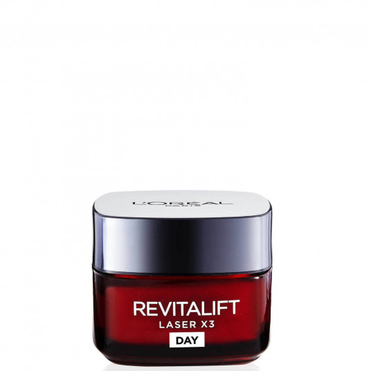 L'Oreal Paris, Revitalift Laser X3, stabdantis senėjimą, dieninis, kremas, veidui, 50 ml