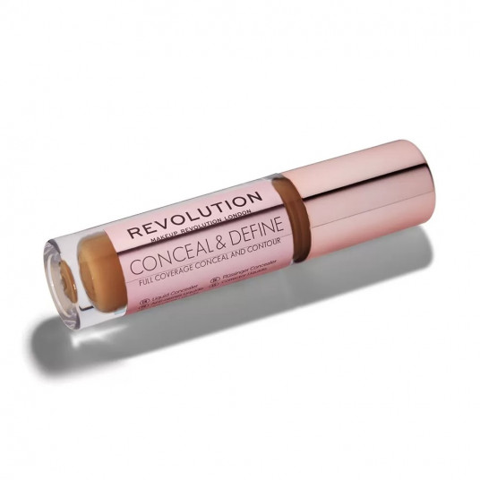 Makeup Revolution, Conceal & Define, Korekcinis, Skystas maskuoklis, C 14, 4 g