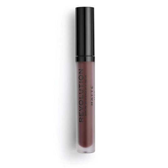 Makeup Revolution, matinis, veganiškas, skysti lūpų dažai, 149, slyva, 3 ml