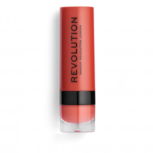 Makeup Revolution, REVOLUTION, veganiškas, matinis, kreminiai lūpų dažai, 107, RBF, 3 ml