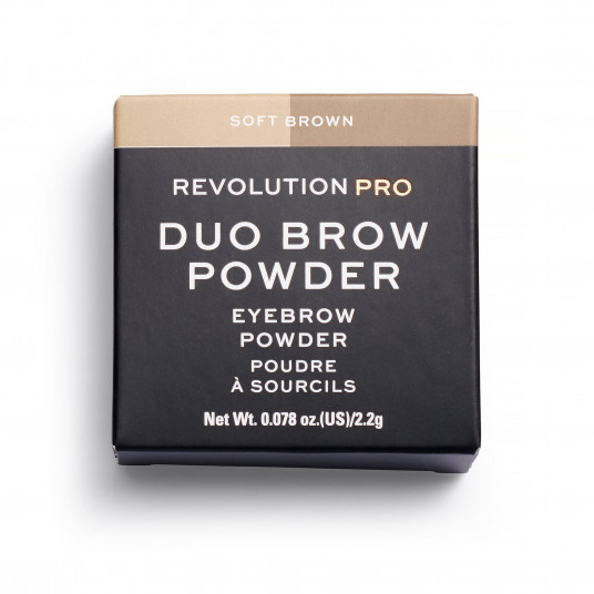 Makeup Revolution, REVOLUTION PRO, veganiška, antakių pudra, švelni ruda, 2,2 g