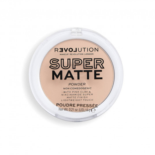 Makeup Revolution, Super Matte, Pudros korektorius, Vanilė, 6 g