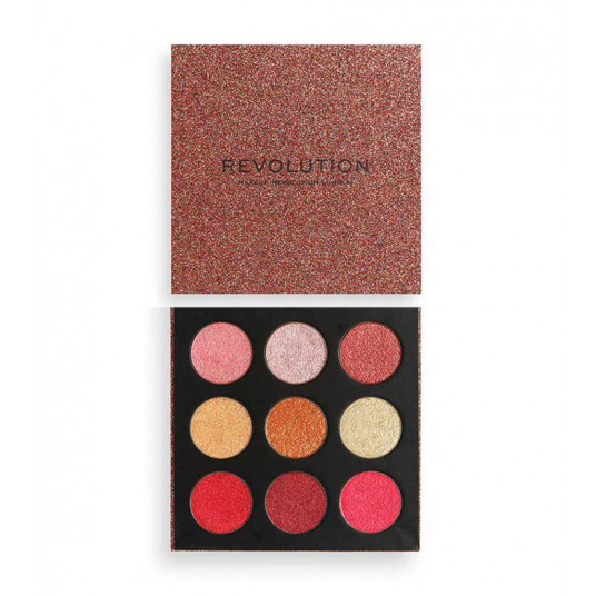 Makeup Revolution, Euforijos folijos paletė, akių šešėlių paletė, House Of Fun, 25 g