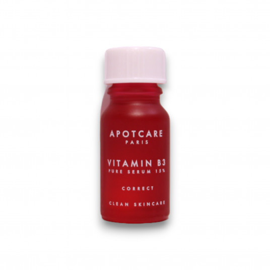 Apotcare, vitaminas B3, vitaminas B3, nuo paraudimo, serumas, veidui, 10 ml
