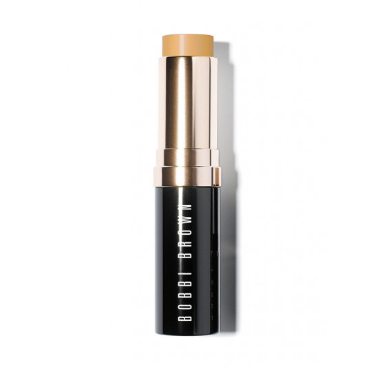 Bobbi Brown, oda, taukmedžio sviestas, pilnas dangtis, pagrindo lazdelė, W-058, auksinis natūralus, 9 g