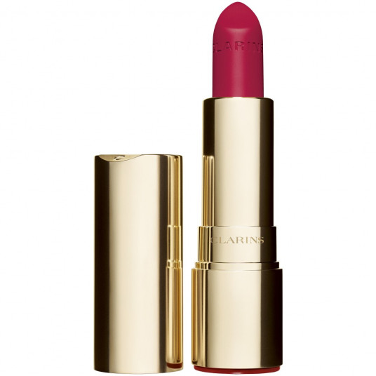 Clarins, Joli Rouge Velvet, matinis, kreminiai lūpų dažai, 760V, rožinė spanguolė, 3,5 g