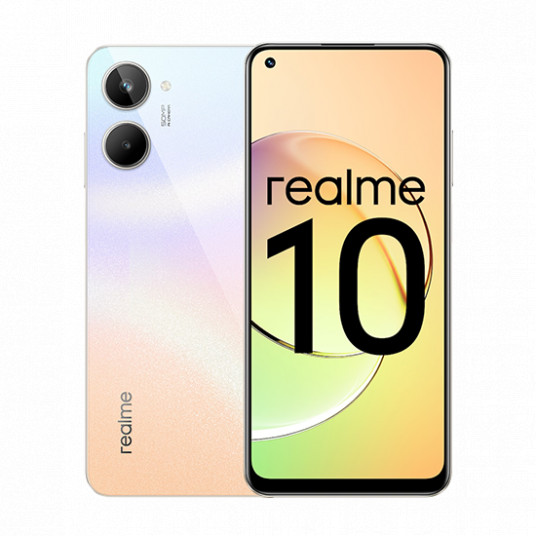  Išmanusis telefonas Realme 10 8GB/128GB Dual-Sim Clash White 