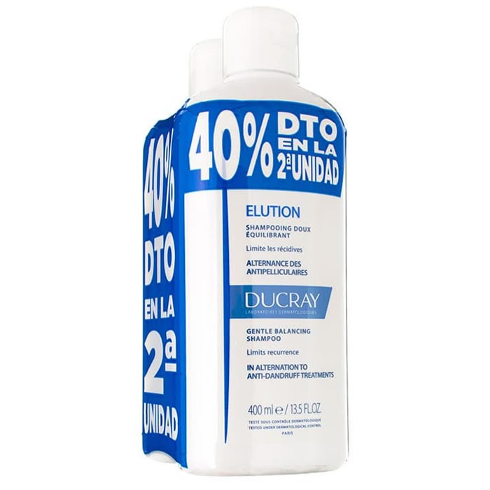 Ducray Elution šampūnas 2x400ml