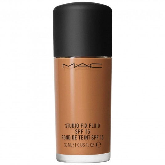 MAC, Studio Fix Fluid, matinis paviršius, skystas pagrindas, NC55, SPF 15, 30 ml