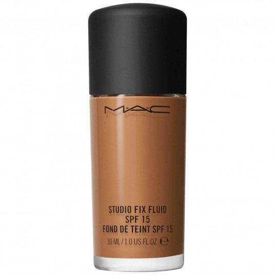 MAC, Studio Fix Fluid, Matinė apdaila, Skystas pagrindas, NC58, SPF 15, 30 ml