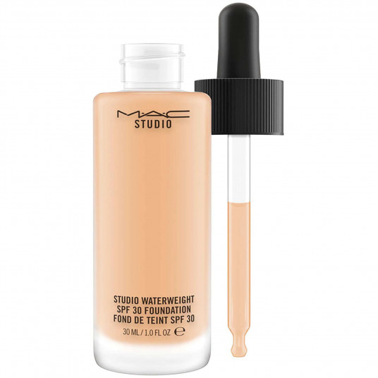 MAC, Studio Waterweight, vitaminas E, ilgai išliekantis, skystas pagrindas, NC30, SPF 30, 30 ml