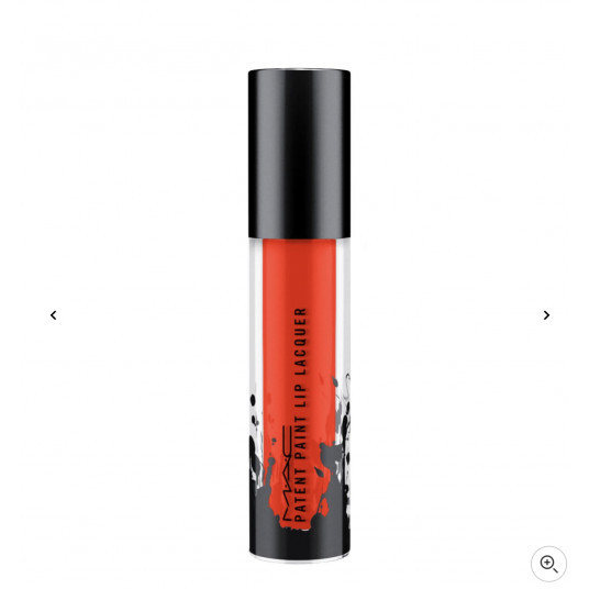 MAC, patentuoti dažai, lakas, skysti lūpų dažai, 590, raudonas emalis, 3,8 ml