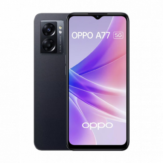  Išmanusis telefonas Oppo A77 6GB/128GB Dual-Sim Midnight Black 