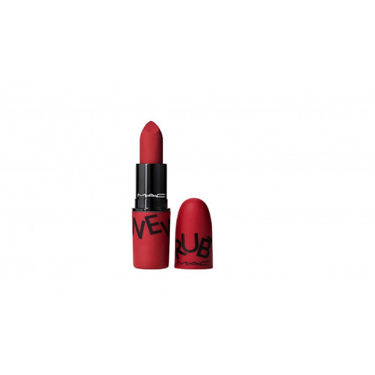 MAC, Ruby`s Crew, Drėkinamieji, Kreminiai lūpų dažai, Ruby New, 3 g