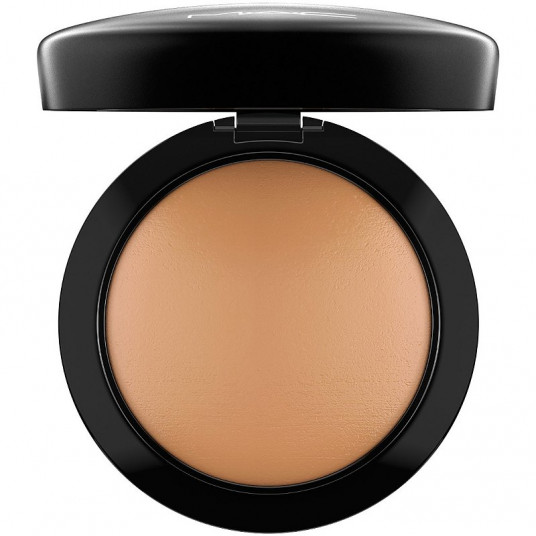 MAC, Mineralize SkinFinish Natural, šviečianti, kompaktiška pudra, vidutinė – tamsi, 10 g