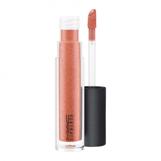 MAC, lūpų stiklas, blizgesys, lūpų blizgesys, formą keičiantis persikas, 3,1 ml