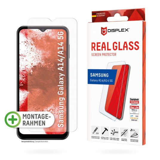  Samsung Galaxy A14/14 5G Real 2D Glass By Displex Transparent 