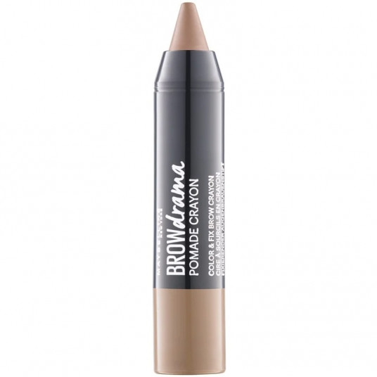 Maybelline, antakių drama, ryškinimo priemonė, spalva, antakių kreminis pieštukas, 1, tamsiai blondinas, 1,1 g