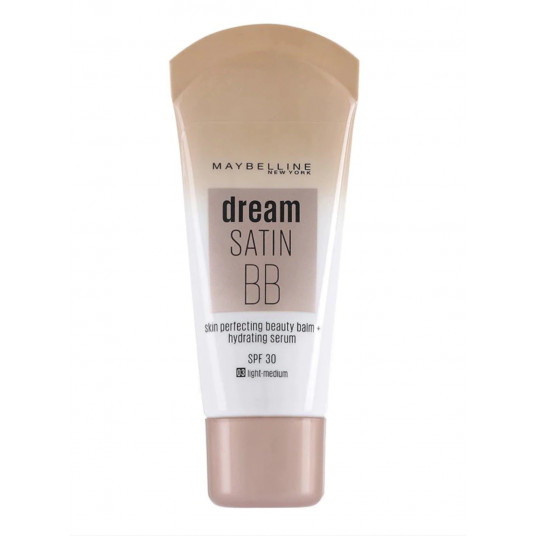 Maybelline, Dream Satin, BB kremas, vidutinio gilumo, SPF 30, 30 ml