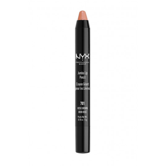 Nyx, intensyvus sviestinis blizgesys, spalva, lūpų pieštukas, 701, Rosie Brown, 5 g