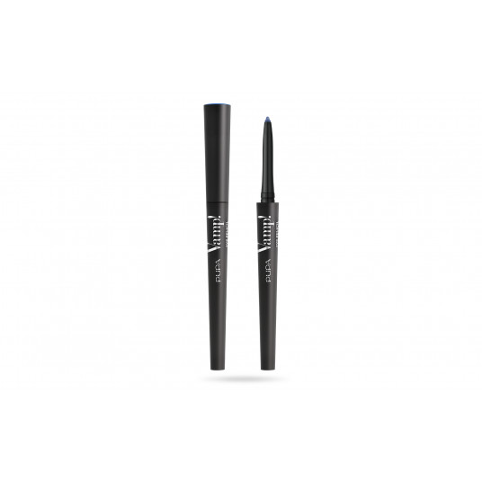 Pupa, Vamp!, Be parabenų, atsparus vandeniui, Kohl Kajal akių pieštukas, 400, Midnight Blue, 0,35 g