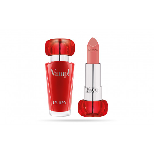 Pupa, Vamp!, Be parabenų, apimtis, kreminiai lūpų dažai, 207, 60' Dream, 3,5 g