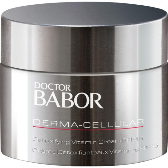 Doctor Babor, Derma Cellular, Vitaminai, Detoksikuojantis, Dieninis, Kremas, Veidui, SPF 15, 50 ml