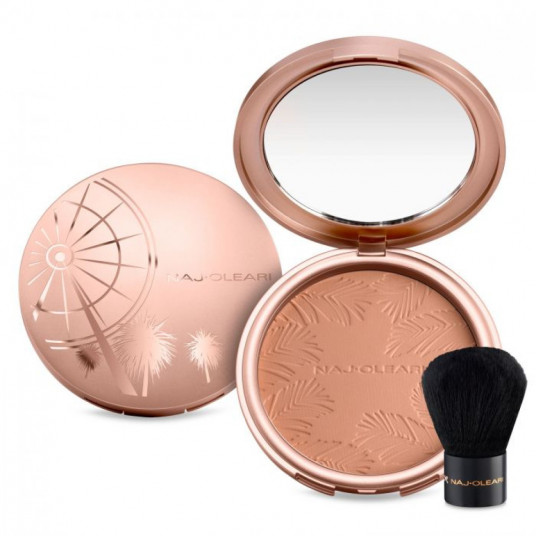 Naj Oleari, Bright Blossom, Bronzing, Bronzer Compact Powder, 02, Rocco, 10 g