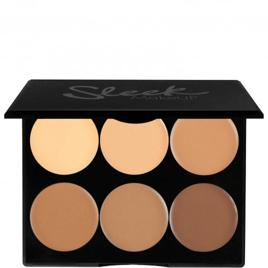 Sleek MakeUP, Contour Kit, Kontūravimo paletė, Medium, 12 g