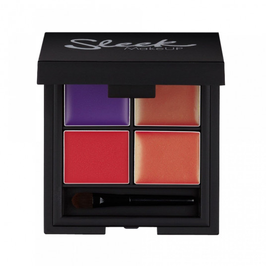 Sleek MakeUP, 4 lūpa, lūpų paletė, 861, Užgavėnės, 5,4 g