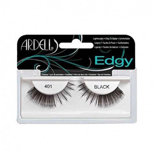 Ardell, Edgy, dirbtinės blakstienos, 401, juoda