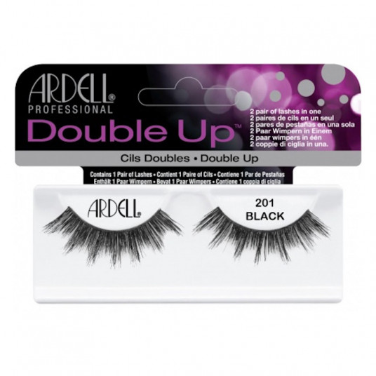 Ardell, Double Up, Dirbtinės blakstienos, 201, juoda