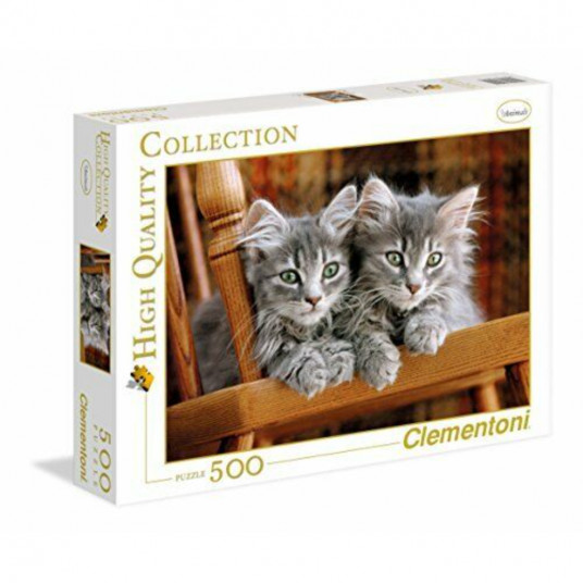 Clementoni, High Quality Collection, Kittens, Puzzle, 500 pcs, Unisex