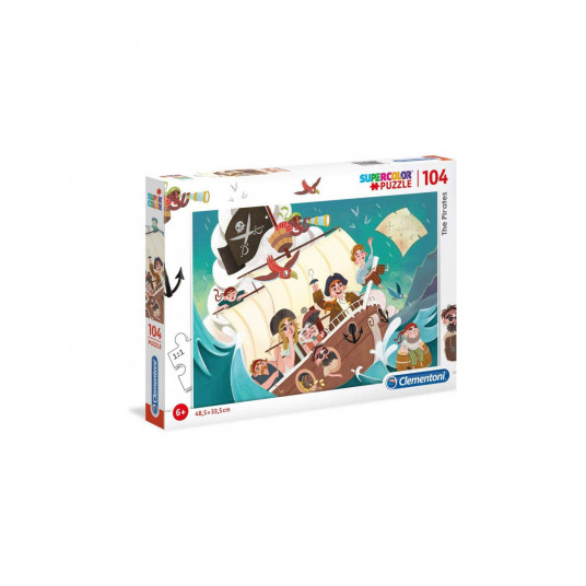 Clementoni, Pirates, Puzzle, 104 pcs, Unisex, 6+ years