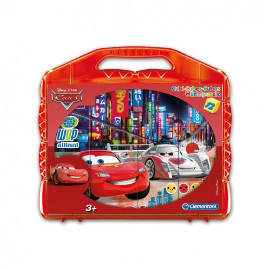 Clementoni, Cubes Cars, Puzzle, 12 pcs, For Boys, 3+ years