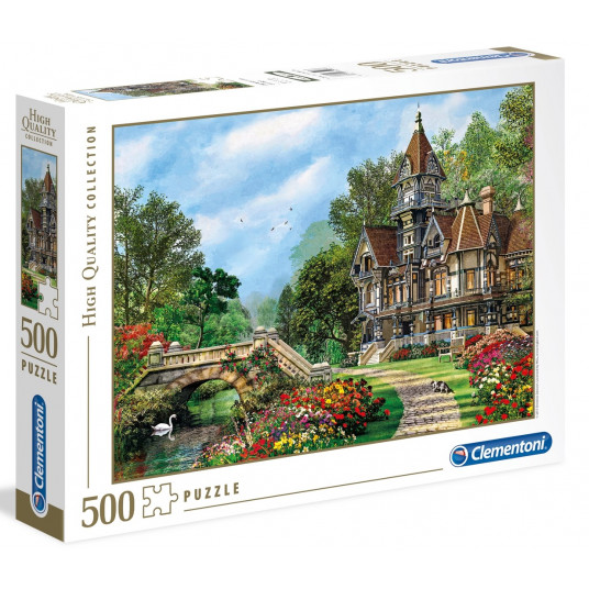 Clementoni, High Quality Collection, Old Waterway Cottage, Puzzle, 35048, 500 pcs, Unisex