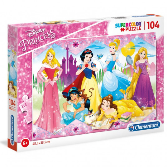 Clementoni, Disney Princess, Puzzle, 104 pcs, For Girls, 6+ years