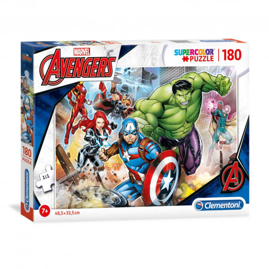 Clementoni, SuperColor, The Avengers, Puzzle, 180, For Boys, 7+ years
