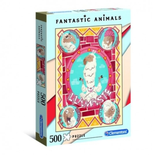 Clementoni, Fantastic Animals, Llamas, Puzzle, 500 pcs, Unisex