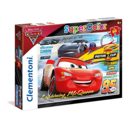 Clementoni, Cars, Puzzle, 26973, 60 pcs, For Boys, 5+ years