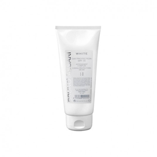 Bruno Vassari, balta, apsauga nuo saulės, dieninė, kremas, veidui, SPF 15, 200 ml