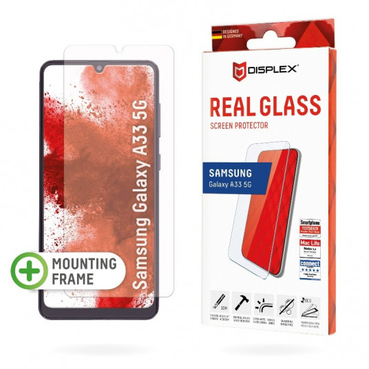 Samsung Galaxy A33 5G Real 2D Glass By Displex Transparent